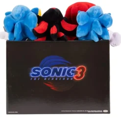JAKKS Toys For 3 Year Old*- Sonic 3 Movie 1pk Basic Plush (Figures May Vary)