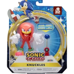 JAKKS Toys For 3 Year Old*- Sonic 4In Articulated Figure Knucles With Accessory Wave 6