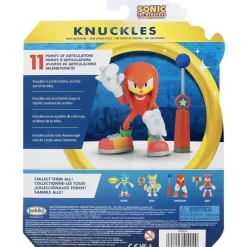 JAKKS Toys For 3 Year Old*- Sonic 4In Articulated Figure Knucles With Accessory Wave 6
