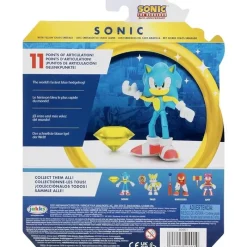 JAKKS Toys For 3 Year Old*- Sonic 4In Articulated Figure Sonic With Accessory Wave 6
