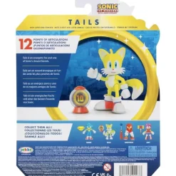 JAKKS Toys For 3 Year Old*- Sonic 4In Articulated Figure Tails With Accessory Wave 6
