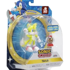 JAKKS Toys For 3 Year Old*- Sonic 4In Articulated Figure Tails With Accessory Wave 6
