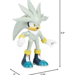 JAKKS Toys For 3 Year Old*- Sonic 2.5In Figures Silver