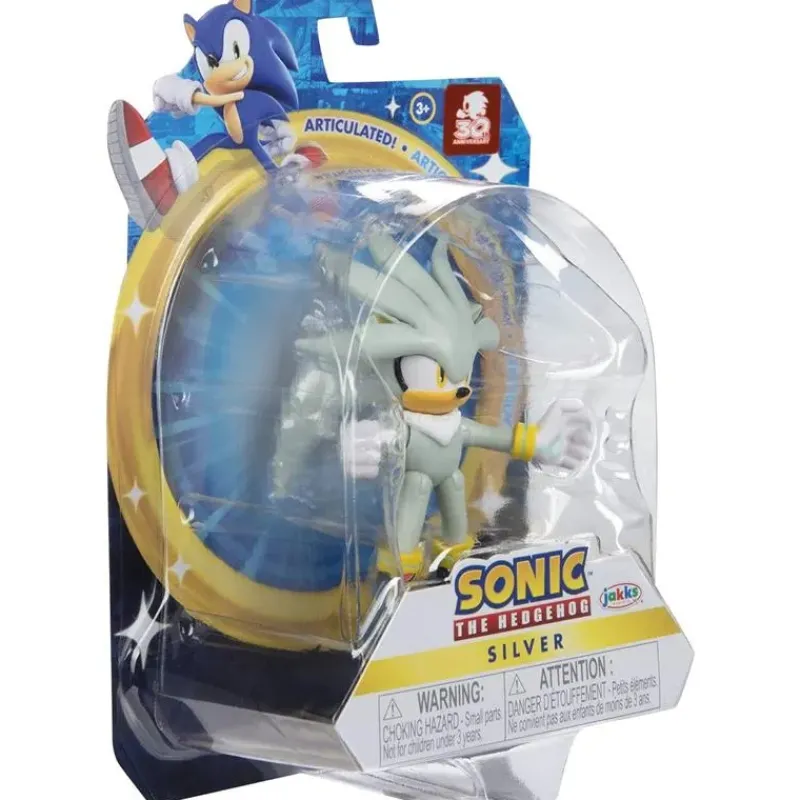 JAKKS Toys For 3 Year Old*- Sonic 2.5In Figures Silver