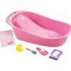 JC Toys Dolls Accessories|Dolls*- Baby Doll Newborn Realistic Bath, Fits Dolls up to 16, Ages 2+
