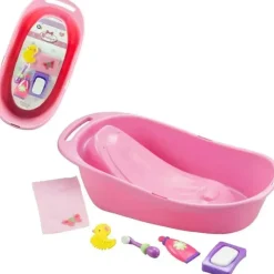 JC Toys Dolls Accessories|Dolls*- Baby Doll Newborn Realistic Bath, Fits Dolls up to 16, Ages 2+