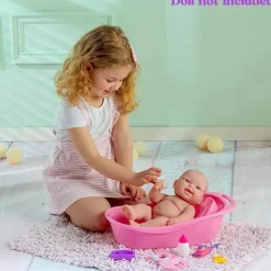 JC Toys Dolls Accessories|Dolls*- Baby Doll Newborn Realistic Bath, Fits Dolls up to 16, Ages 2+