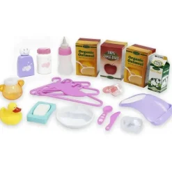 JC Toys Dolls Accessories|Dolls*- Baby Doll Nursery 20 Piece Accessory Bag Berenguer Boutique, Ages 2+