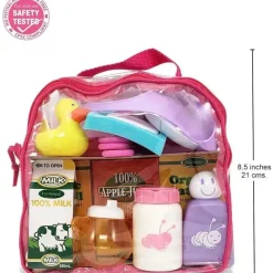 JC Toys Dolls Accessories|Dolls*- Baby Doll Nursery 20 Piece Accessory Bag Berenguer Boutique, Ages 2+