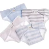 JC Toys Dolls Accessories|Dolls*- Baby Doll Washable and Reusable Eco Diapers, 4 Pack Fits Dolls 14 to 18, Blue, White and Grey