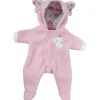 JC Toys Dolls Accessories|Dolls*- Berenguer Boutique Baby Doll Outfit, Pink Elephant Themed Hooded Onesie, Ages 2+