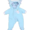 JC Toys Dolls Accessories|Dolls*- Berenguer Boutique Baby Doll Outfit, Blue Elephant Themed Hooded Onesie, Ages 2+