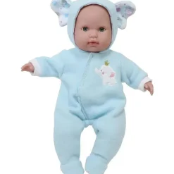 JC Toys Dolls Accessories|Dolls*- Berenguer Boutique Baby Doll Outfit, Blue Elephant Themed Hooded Onesie, Ages 2+