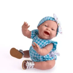 JC Toys Dolls*- Lola on The go, 14” Realistic All Vinyl Posable Play Doll by Berenguer Boutique
