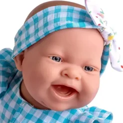 JC Toys Dolls*- Lola on The go, 14” Realistic All Vinyl Posable Play Doll by Berenguer Boutique
