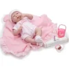 JC Toys Dolls*- Newborn Soft Body Boutique Baby Doll, 15.5-Inch, Pink