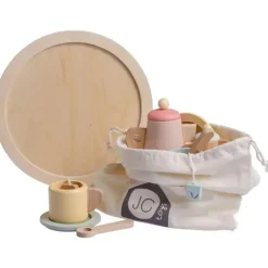 JC Toys Dolls Accessories|Dolls*- Real Wood 12 Piece Tea Party Set, Parfait Collection, Ages 3+, Twiggly Toys