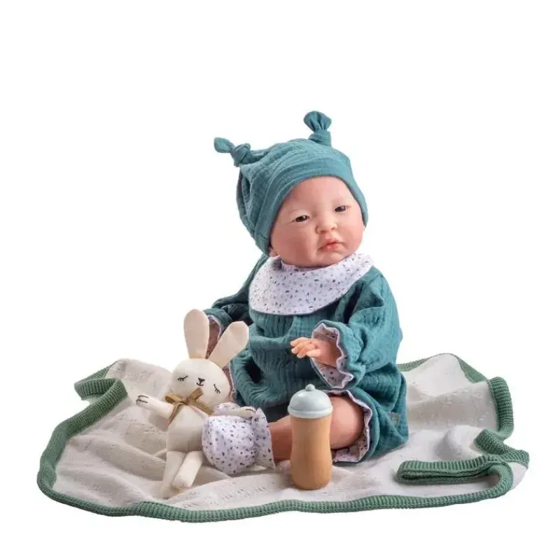JC Toys Dolls*- Specialty Doll All Vinyl Boy Dressed, Blue Classic