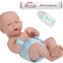JC Toys Dolls|Gifts Over $50*La Newborn 14 All Vinyl First Yawn Real Boy