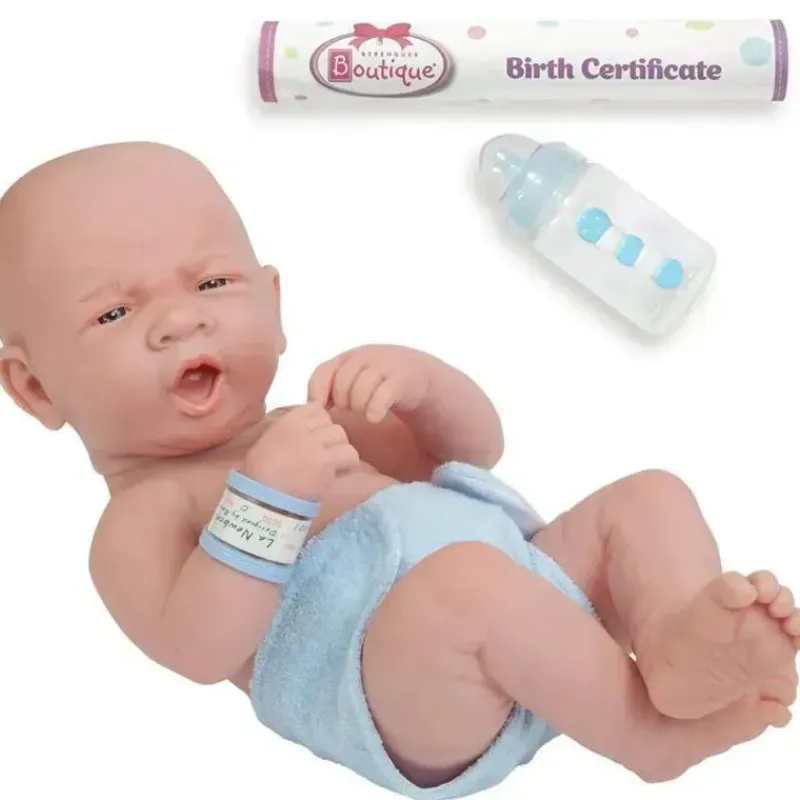 JC Toys Dolls|Gifts Over $50*La Newborn 14 All Vinyl First Yawn Real Boy