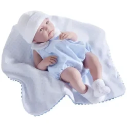 JC Toys Dolls|Gifts Over $50*La Newborn Realistic 17 REAL BOY Baby Doll, Blue Layette