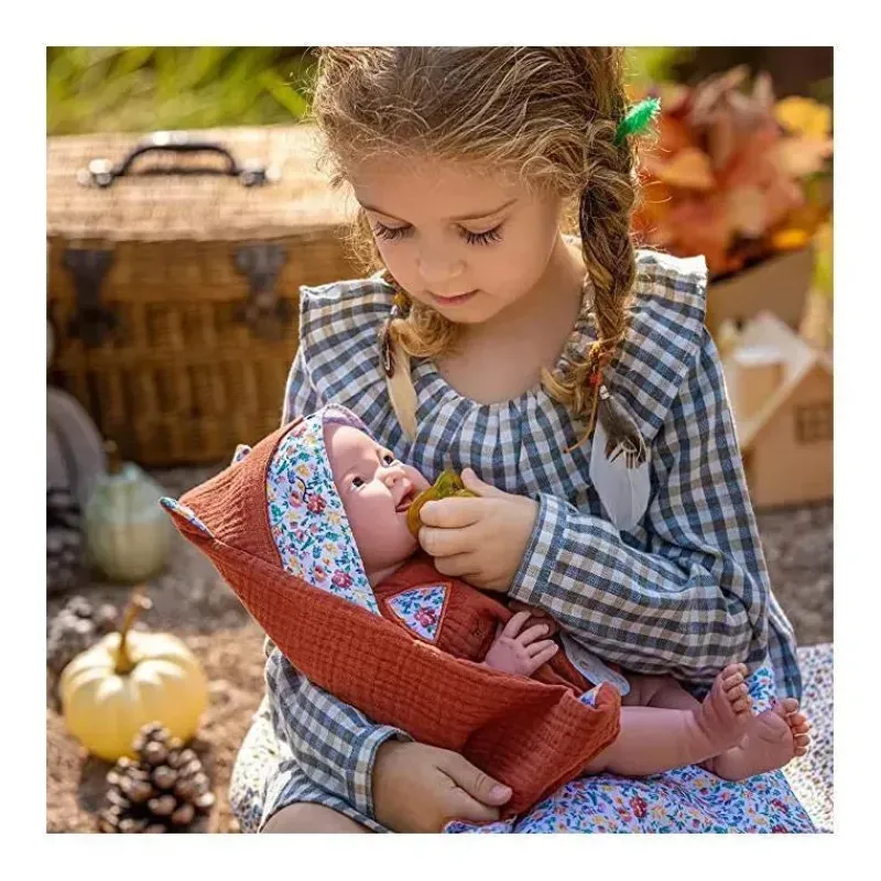 JC Toys Dolls*La NewbornNature Collection 15.5Soft Body Doll And Accesories Ages 2+