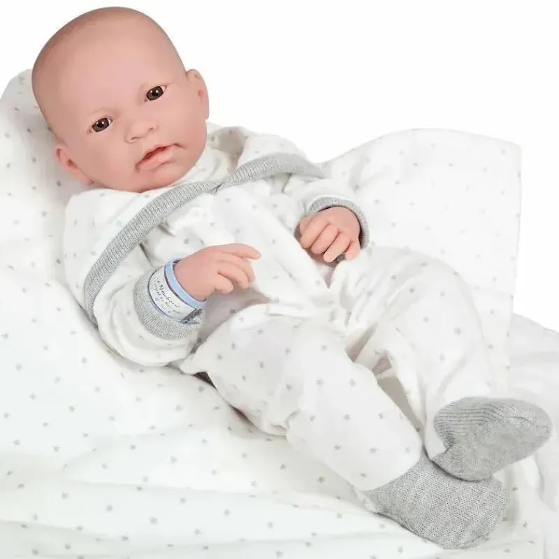 JC Toys Dolls*Real Boy Baby Doll W/Baby Doll Accessories 9pc
