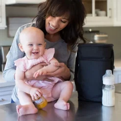J.L. Childress Tote Bags*- 6 Bottle Cooler, Insulated Breastmilk Cooler & Lunch Bag for Baby Food & Bottles