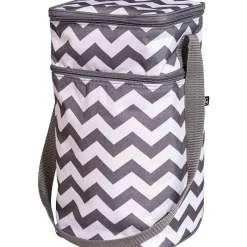 J.L. Childress Handbags & Accessories*- 6 Bottle Cooler, Grey Chevron