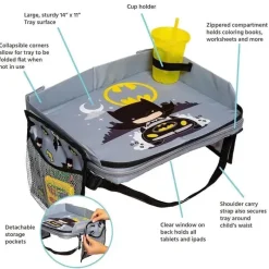 J.L. Childress Super Heroes|Handbags & Accessories*- DC Comics Batman 3-in-1 Travel Tray, Travel Bag, and Tablet Holder