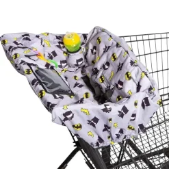 J.L. Childress Super Heroes|Nursing Covers, Scarves, & Wedges*- DC Comics Batman Shopping Cart & High Chair Cover for Baby to Toddler