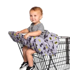 J.L. Childress Super Heroes|Nursing Covers, Scarves, & Wedges*- DC Comics Batman Shopping Cart & High Chair Cover for Baby to Toddler