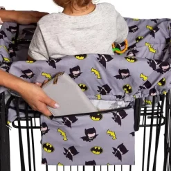 J.L. Childress Super Heroes|Nursing Covers, Scarves, & Wedges*- DC Comics Batman Shopping Cart & High Chair Cover for Baby to Toddler