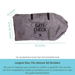 J.L. Childress Storage & Organizers*- DELUXE Gate Check Bag for Strollers, Stroller Bag for Airplane