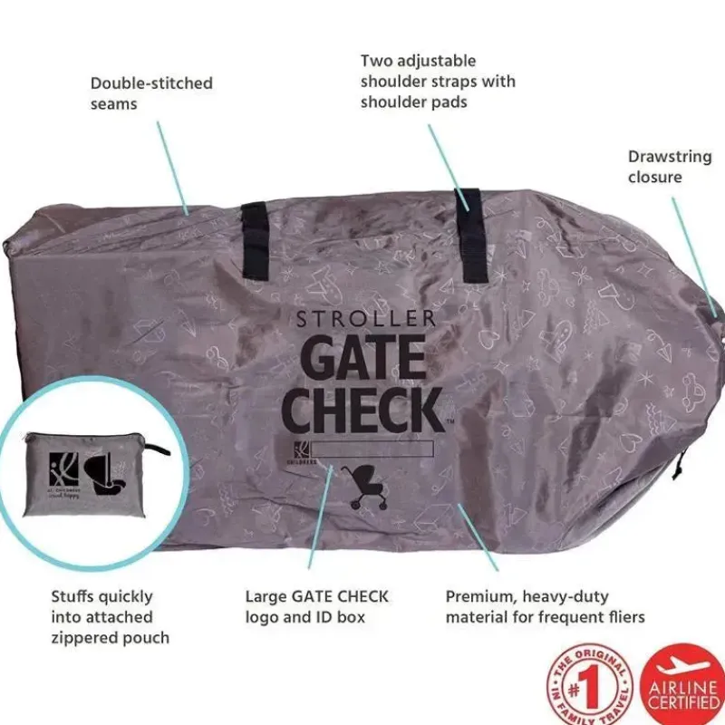 J.L. Childress Storage & Organizers*- DELUXE Gate Check Bag for Strollers, Stroller Bag for Airplane