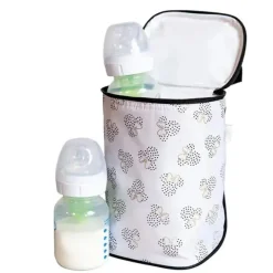 J.L. Childress Mickey & Minnie|Bottle Accessories*- Disney Baby TwoCOOL Double Bottle Cooler, Minnie Dot