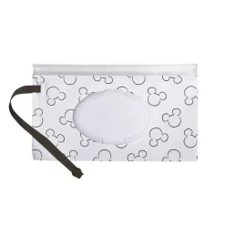 J.L. Childress Mickey & Minnie|Wipes & Warmers*- Disney Baby Reusable Wet Wipes Case, 2-Pack, Mickey and Minnie Mouse
