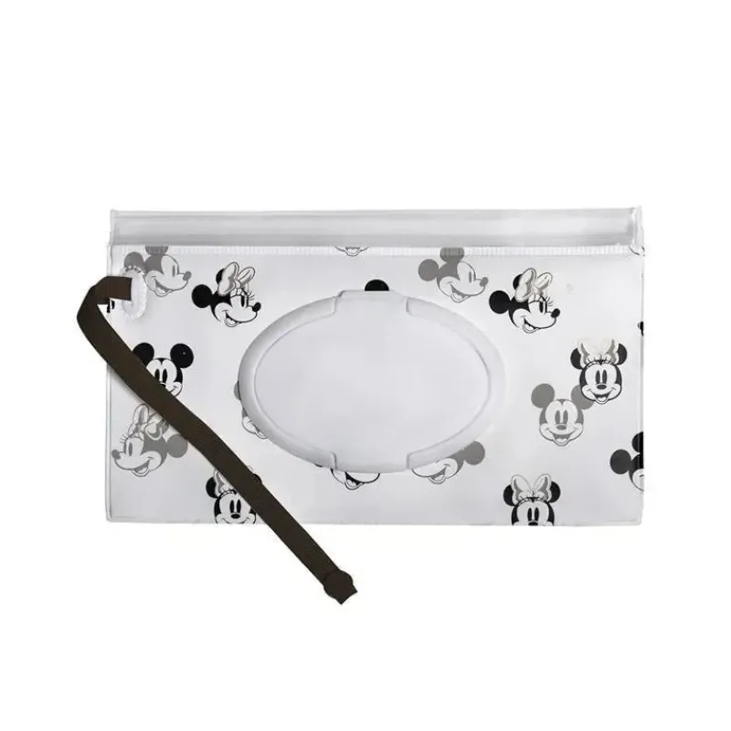 J.L. Childress Mickey & Minnie|Wipes & Warmers*- Disney Baby Reusable Wet Wipes Case, 2-Pack, Mickey and Minnie Mouse
