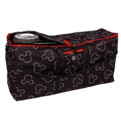 J.L. Childress Mickey & Minnie|Storage & Organizers*- Disney Baby Single & Double Stroller Travel Bag, Black, Mickey Mouse
