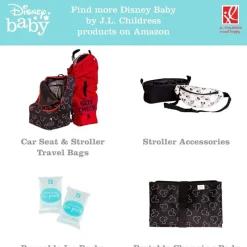 J.L. Childress Mickey & Minnie|Tote Bags*- Disney Baby MaxiCOOL 4-Bottle Breastmilk Cooler