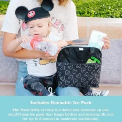 J.L. Childress Mickey & Minnie|Tote Bags*- Disney Baby MaxiCOOL 4-Bottle Breastmilk Cooler