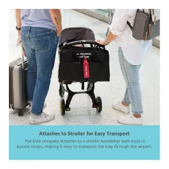 J.L. Childress Stroller & Car Seat Bags*- Elite Travel Bag For Doona, Padded, Black