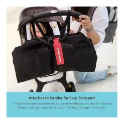 J.L. Childress Stroller & Car Seat Bags*- Elite Travel Bag For Doona, Unpadded, Black