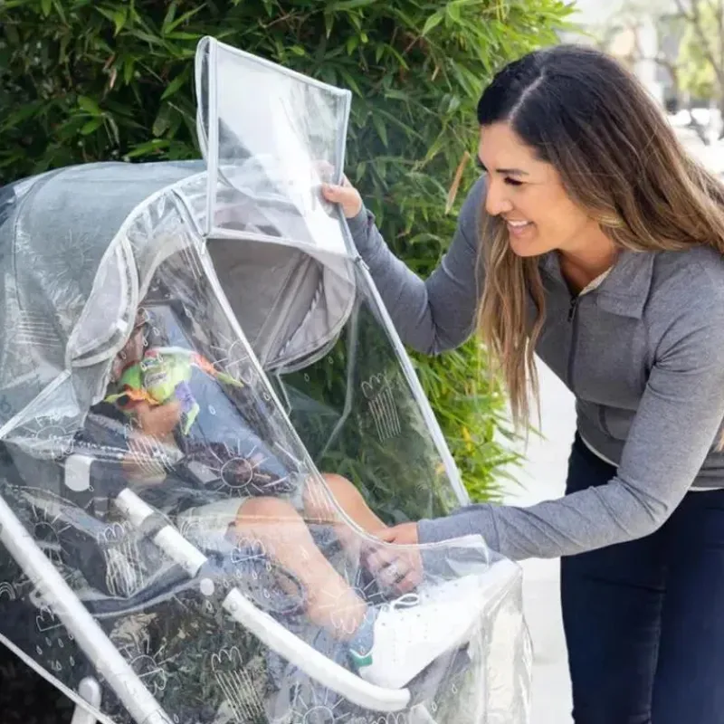 J.L. Childress Weather Shields & Nets*- Healthy Habits Deluxe Stroller Weather Shield