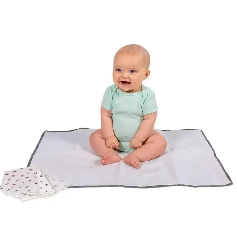 J.L. Childress Changing Pads & Covers*- Healthy Habits, Baby Changing Pad BUNDLE, Extra-Large, Grey
