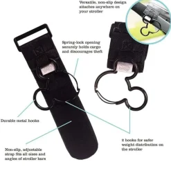 J.L. Childress Mickey & Minnie|Storage & Organizers*- 2Pk Mickey Mouse Clip 'N Carry Stroller Hook