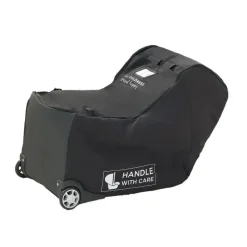 J.L. Childress Stroller & Car Seat Bags*- Premier Infant Car Seat Travel Bag Pad + Wheels, Black