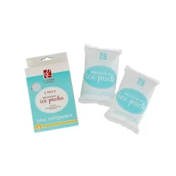 J.L. Childress Breast Pump Accessories*- Reusable Ice Packs, 2-Pack - Breast Milk Ice Packs