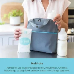 J.L. Childress Breast Pump Accessories*- Reusable Ice Packs, 2-Pack - Breast Milk Ice Packs