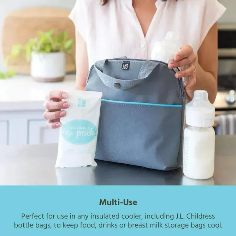 J.L. Childress Breast Pump Accessories*- Reusable Ice Packs, 2-Pack - Breast Milk Ice Packs